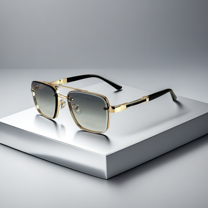 Unisex Classic Squared Frame Summer Sunglasses