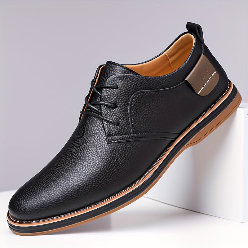 Men's Classic Leather Lace-Up Shoes