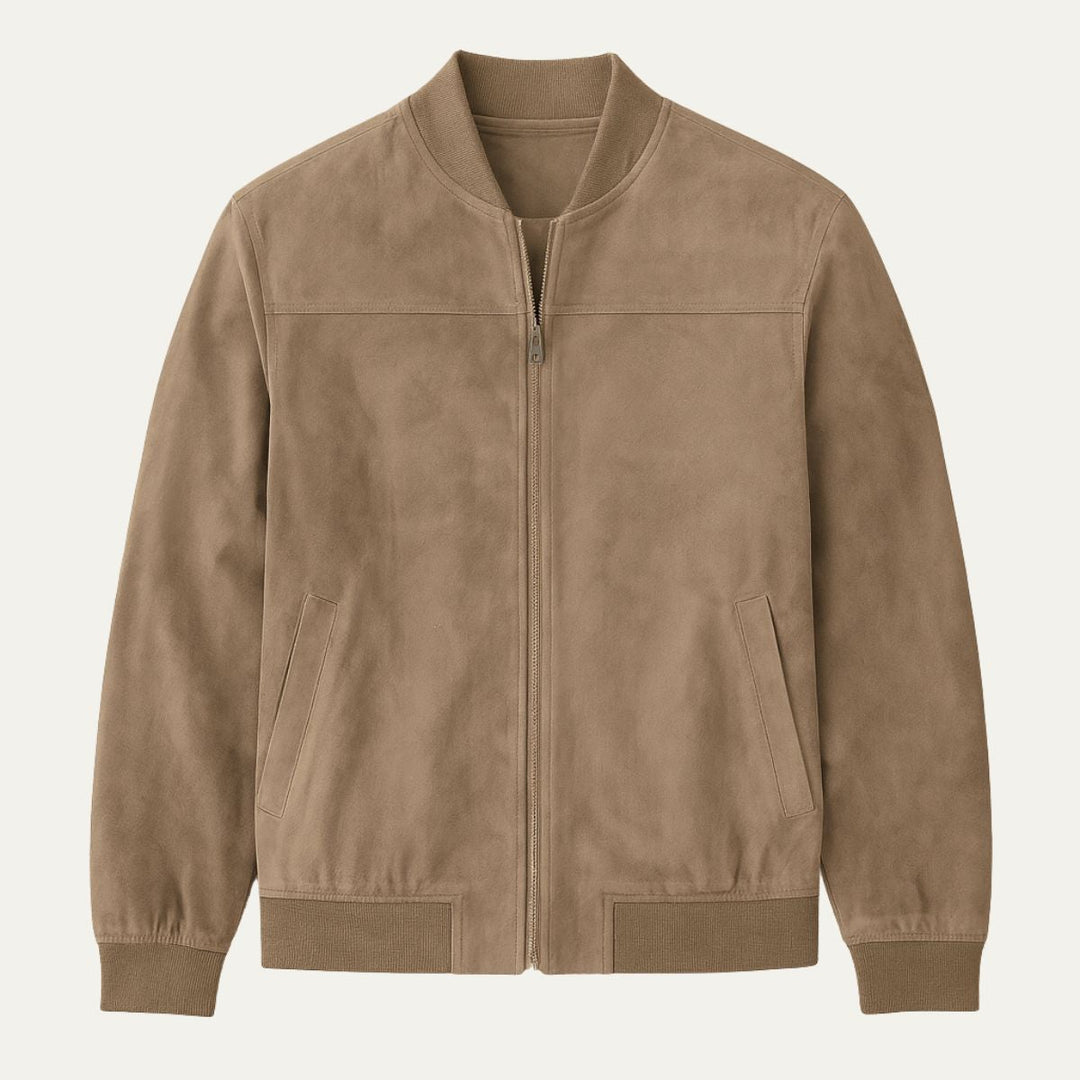 Men's Casual Faux Suede Jacket