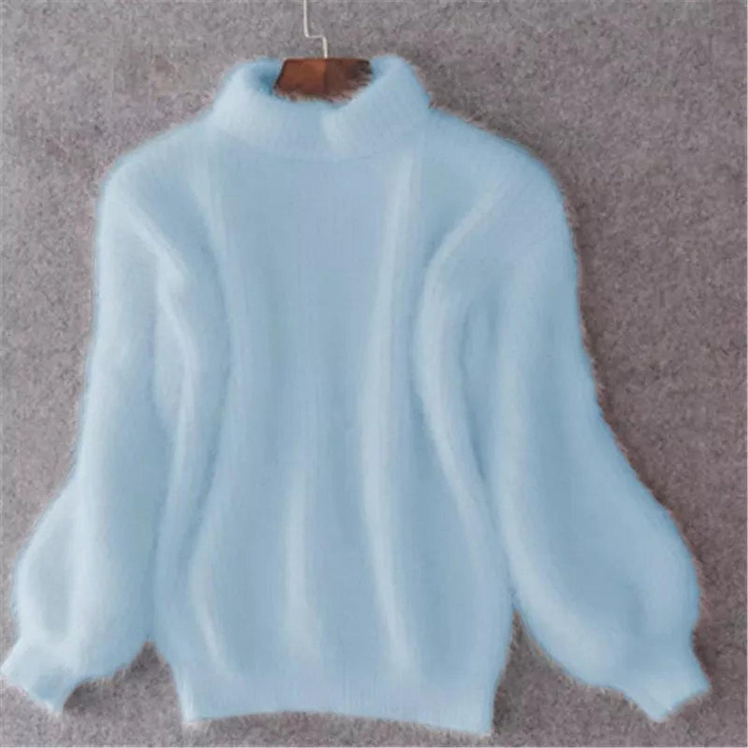 Women's Soft High-Neck Cashmere Blend Sweater