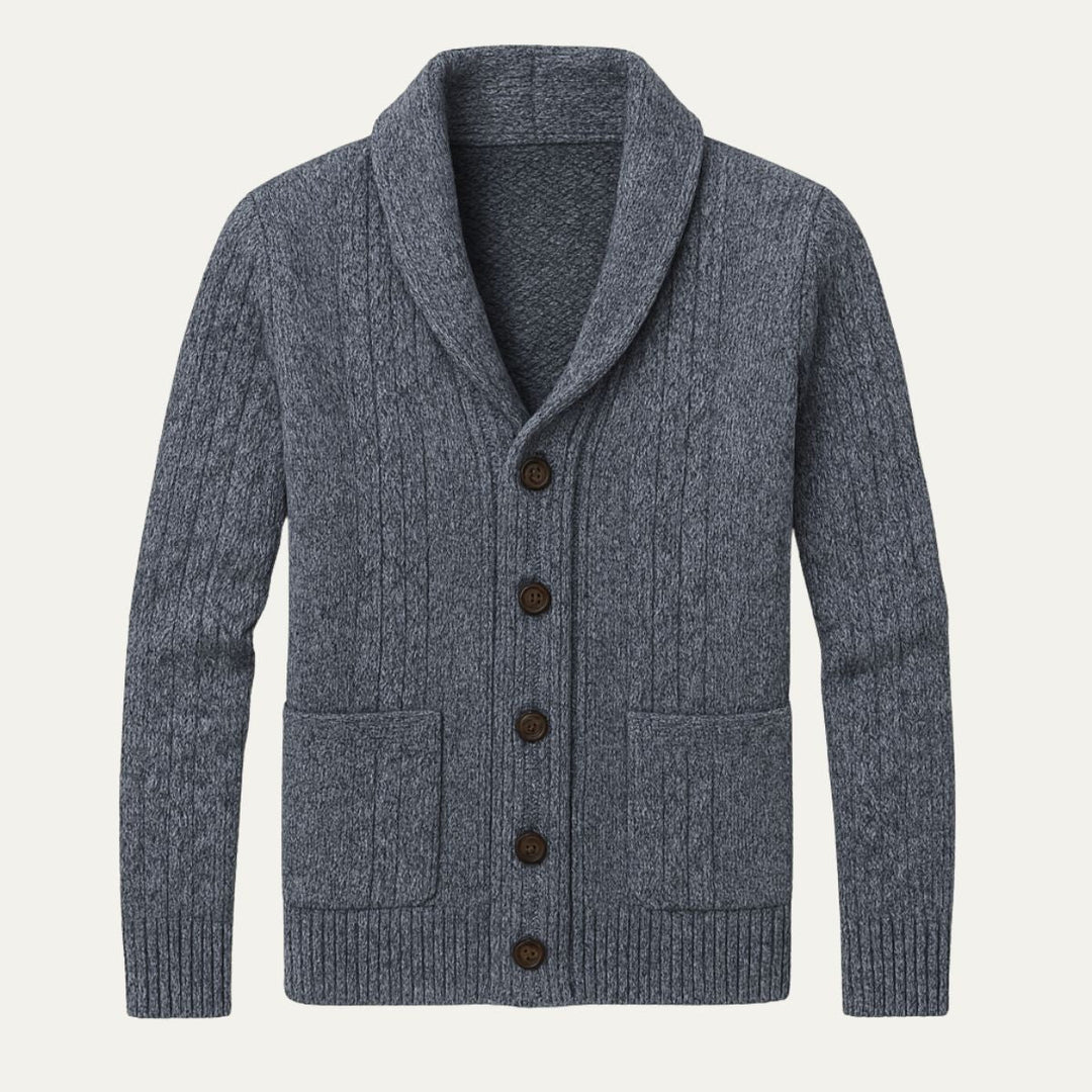 Men's Classic Cashmere V-Neck Cardigan