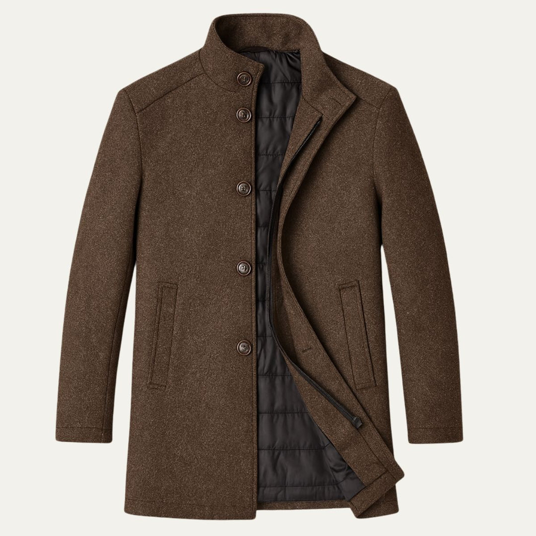 Men's Classic Wool Business Overcoat
