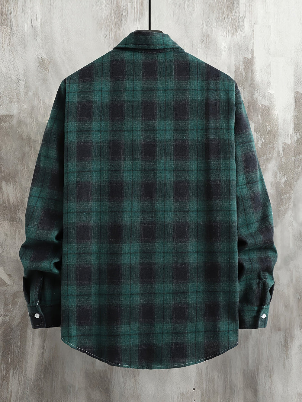 Men's Casual Cotton Relaxed Check Shirt