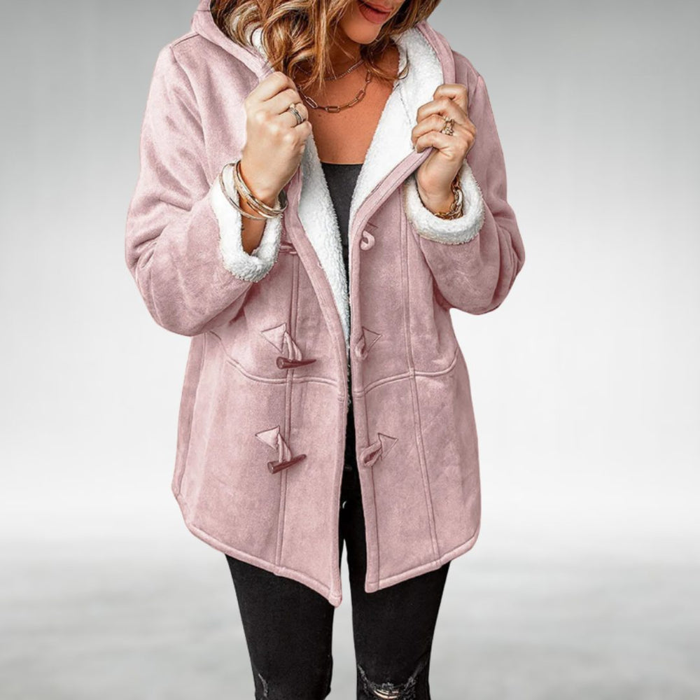 Women's Classic Fleece-Lined Hooded Long Winter Coat