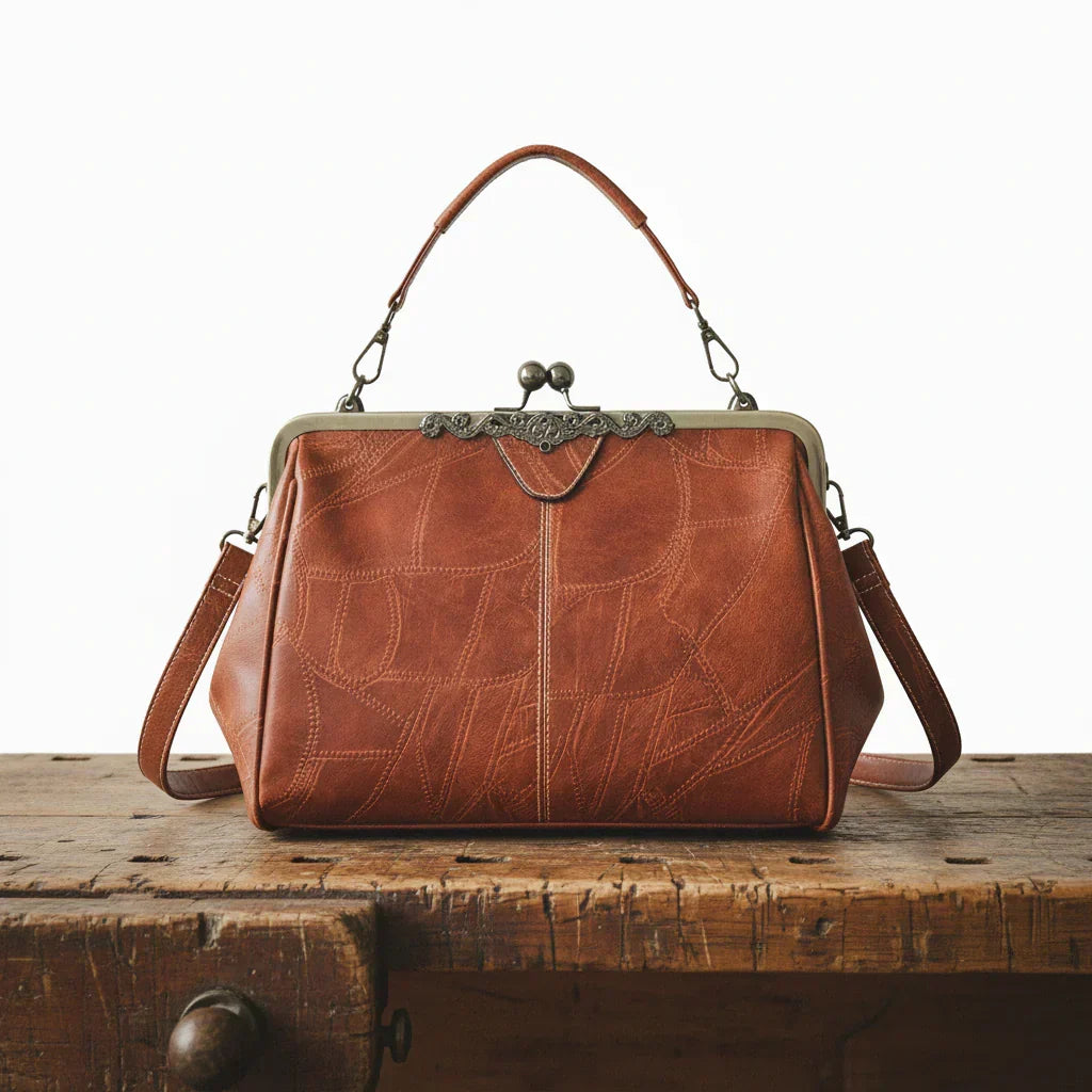 Women's Classic Vintage Leather Handbag
