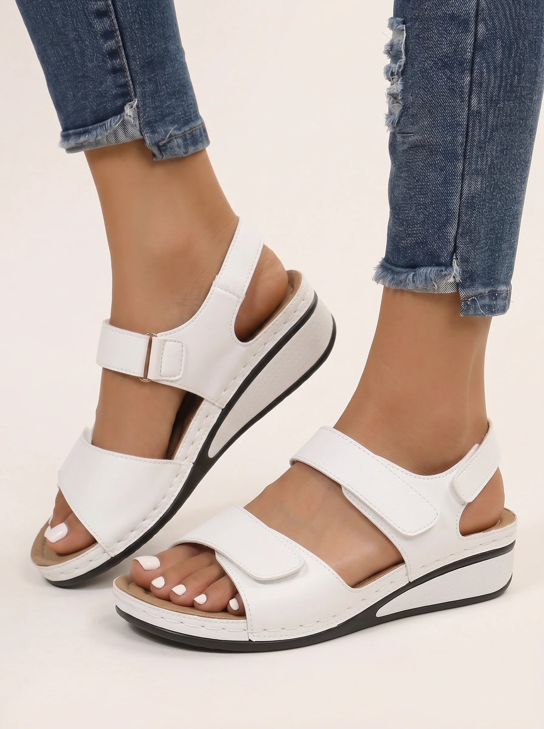 Women's Casual Adjustable Strap Orthopedic Wedge Platform Sandals