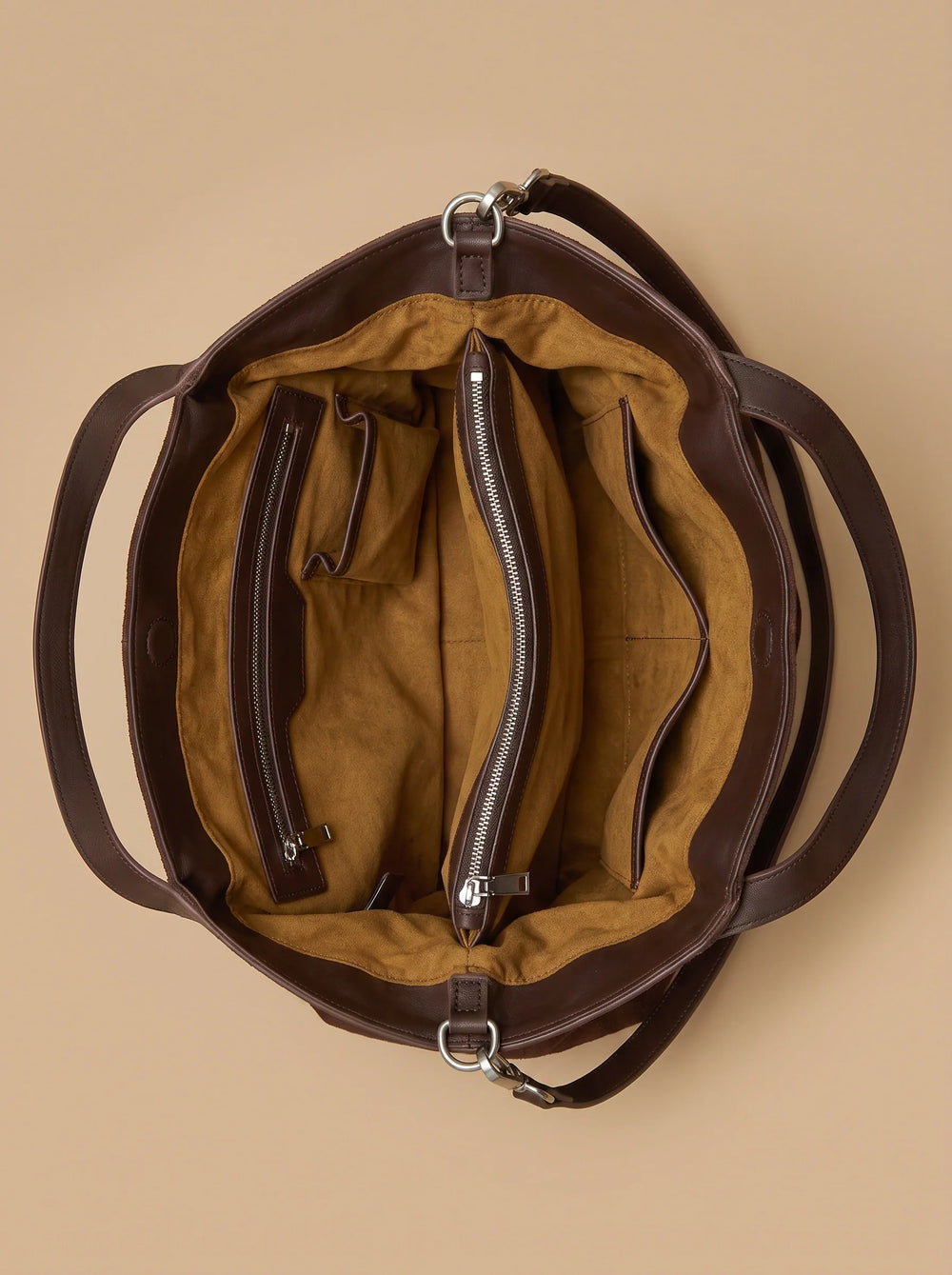 Women's Stylish Suede Slouchy Shoulder Tote Bag