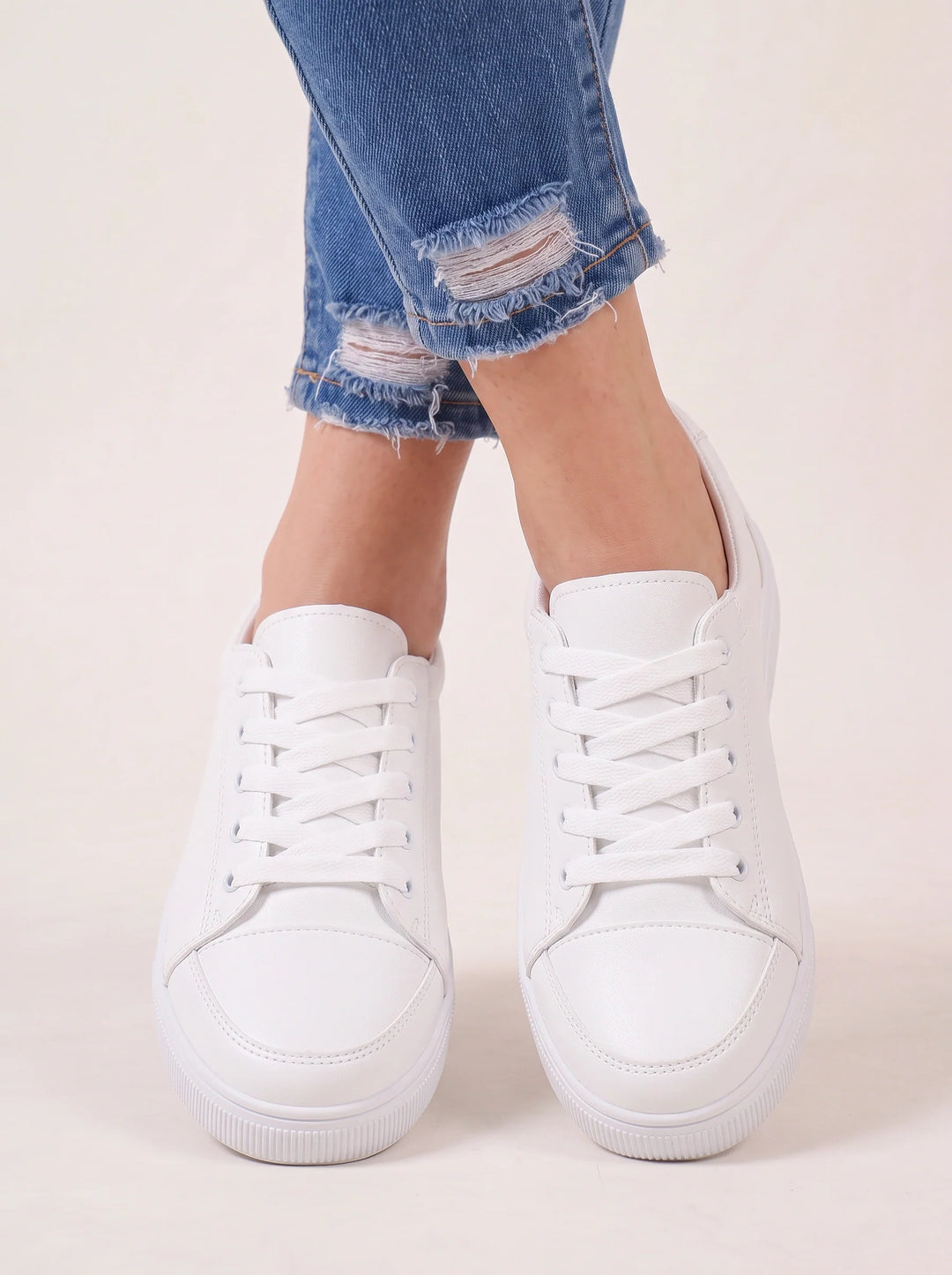 Women's Casual Canvas Lace-Up Low-Top Sneakers