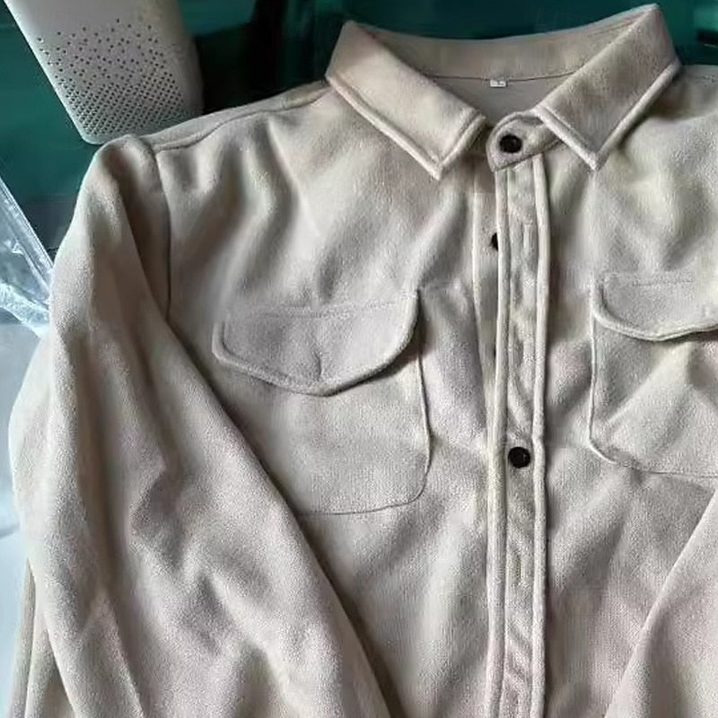 Men's Classic Cotton Utility Overshirt