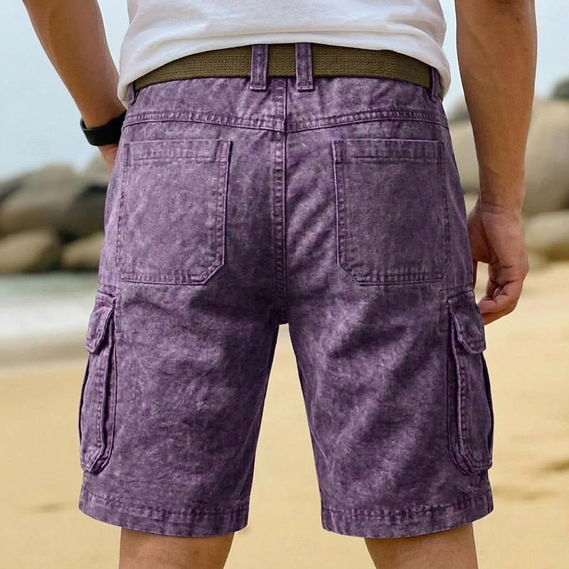 Men's Rugged Cotton Cargo Shorts