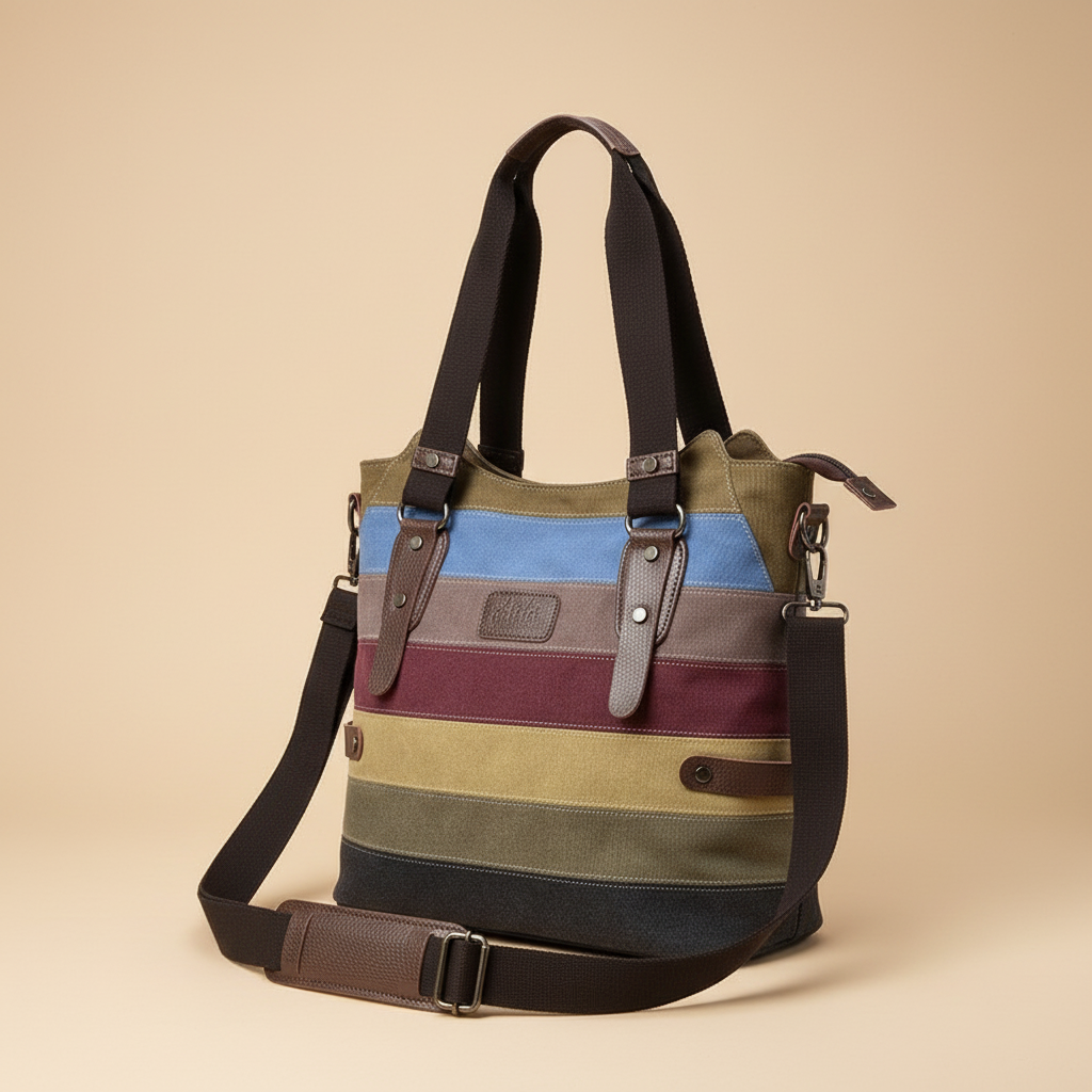 Women's Stylish Leather Top Handle Handbag