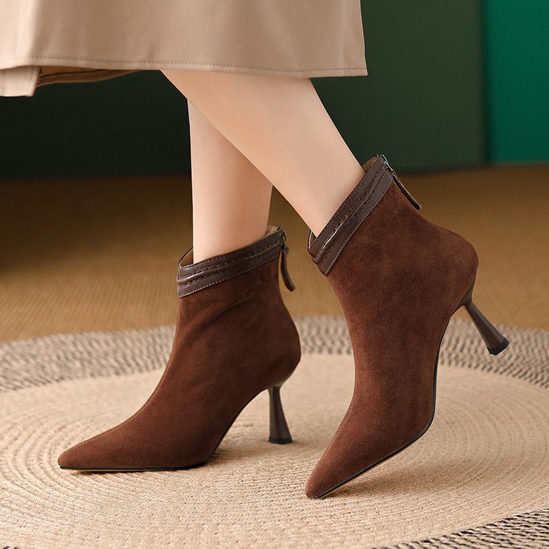 Women's Stylish Slim Fit Pointed Toe Boots