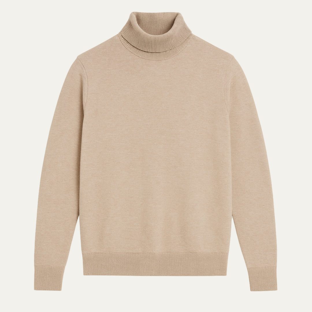 Men's Casual Knit Turtleneck Sweater