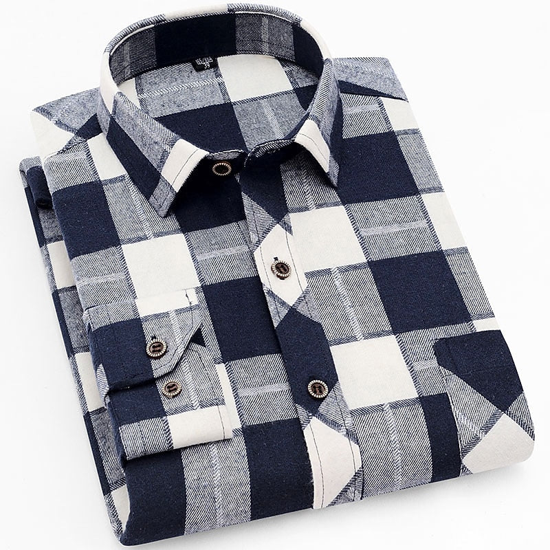 Men's Classic Cotton Check Shirt