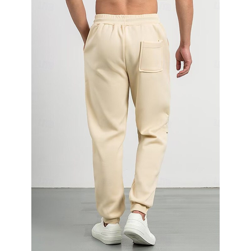 Men's Casual Cotton Relaxed Joggers
