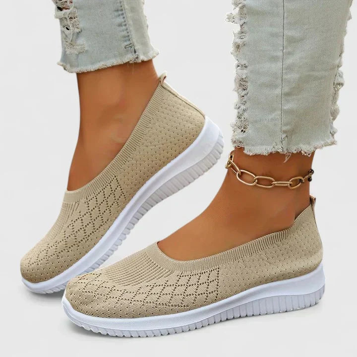 Women's Casual Arch Support Slip-On Walking Shoes