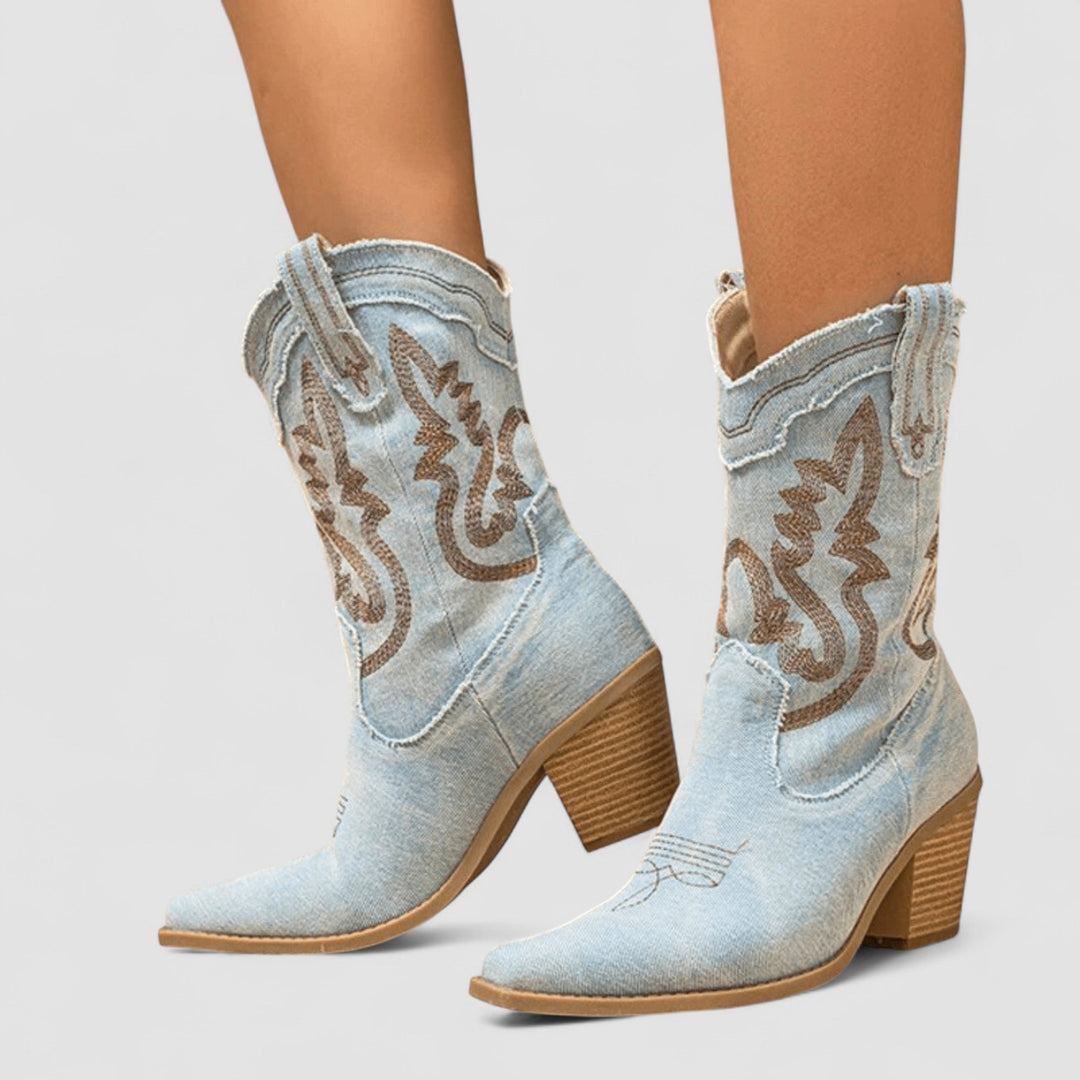 Women's Casual Comfortable Leather Ankle Boots