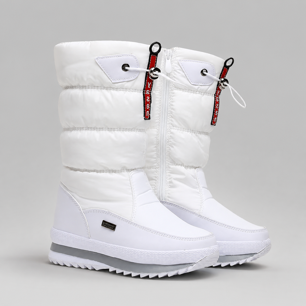 Women's Classic Lace-Up Leather Winter Boots