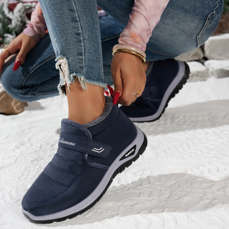Women's Cozy Suede Ankle Snow Sneakers