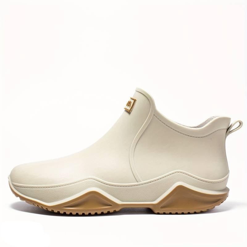 Women's Stylish Thick Sole Leather Ankle Boots