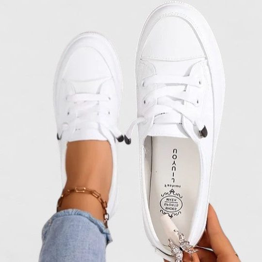 Women's Casual Canvas Lace-Up Sneakers