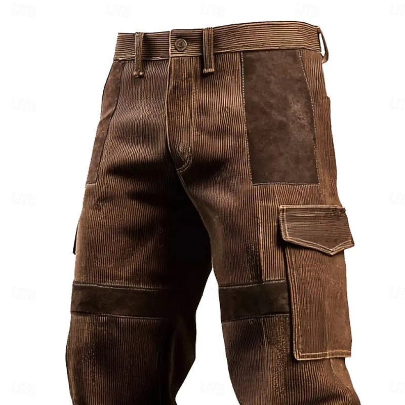 Men's Rugged Cotton Utility Cargo Pants
